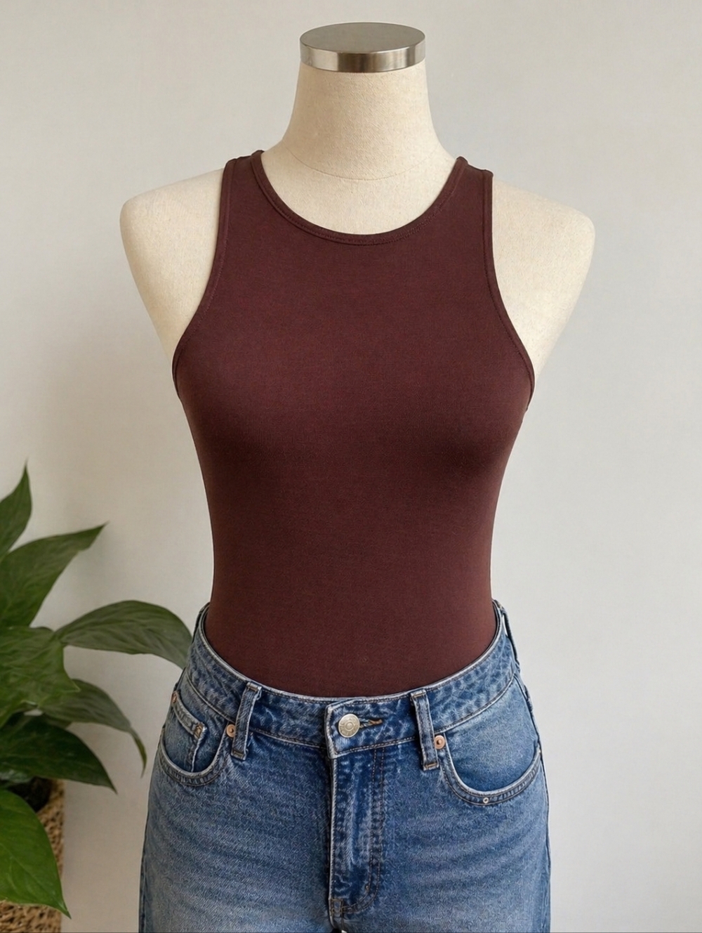 #1136 IRIS Sleeveless Bodysuit  Minimalist